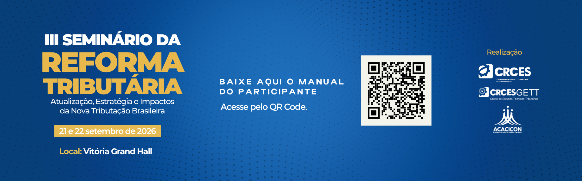 III Seminário da Reforma Tributária está com vagas esgotadas; confira a programação