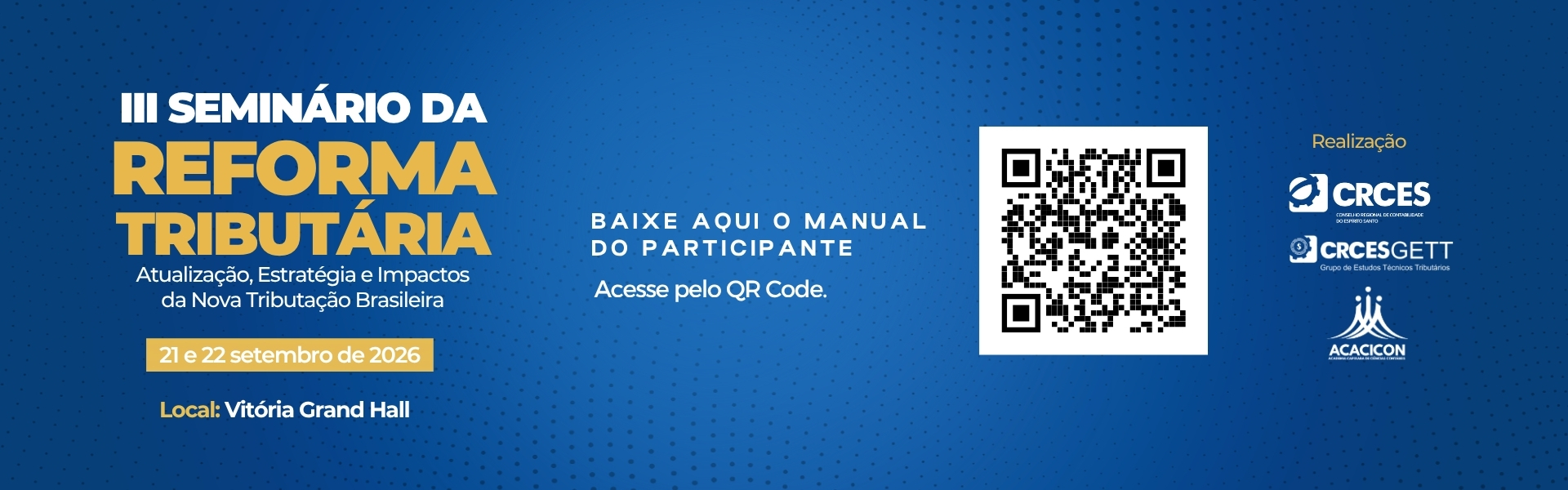 III Seminário da Reforma Tributária está com vagas esgotadas; confira a programação
