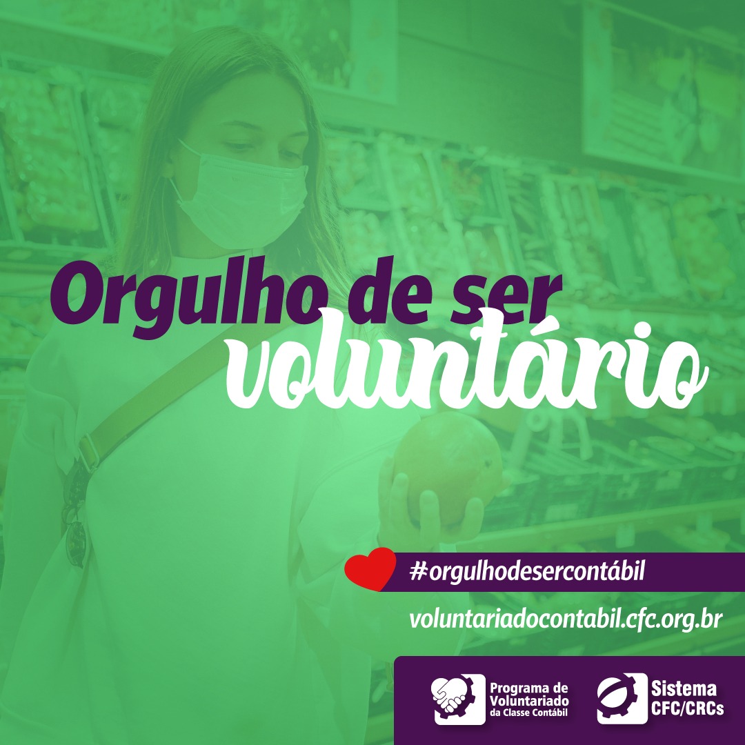 Orgulho de ser voluntário: CFC convida classe contábil a participar do PVCC
