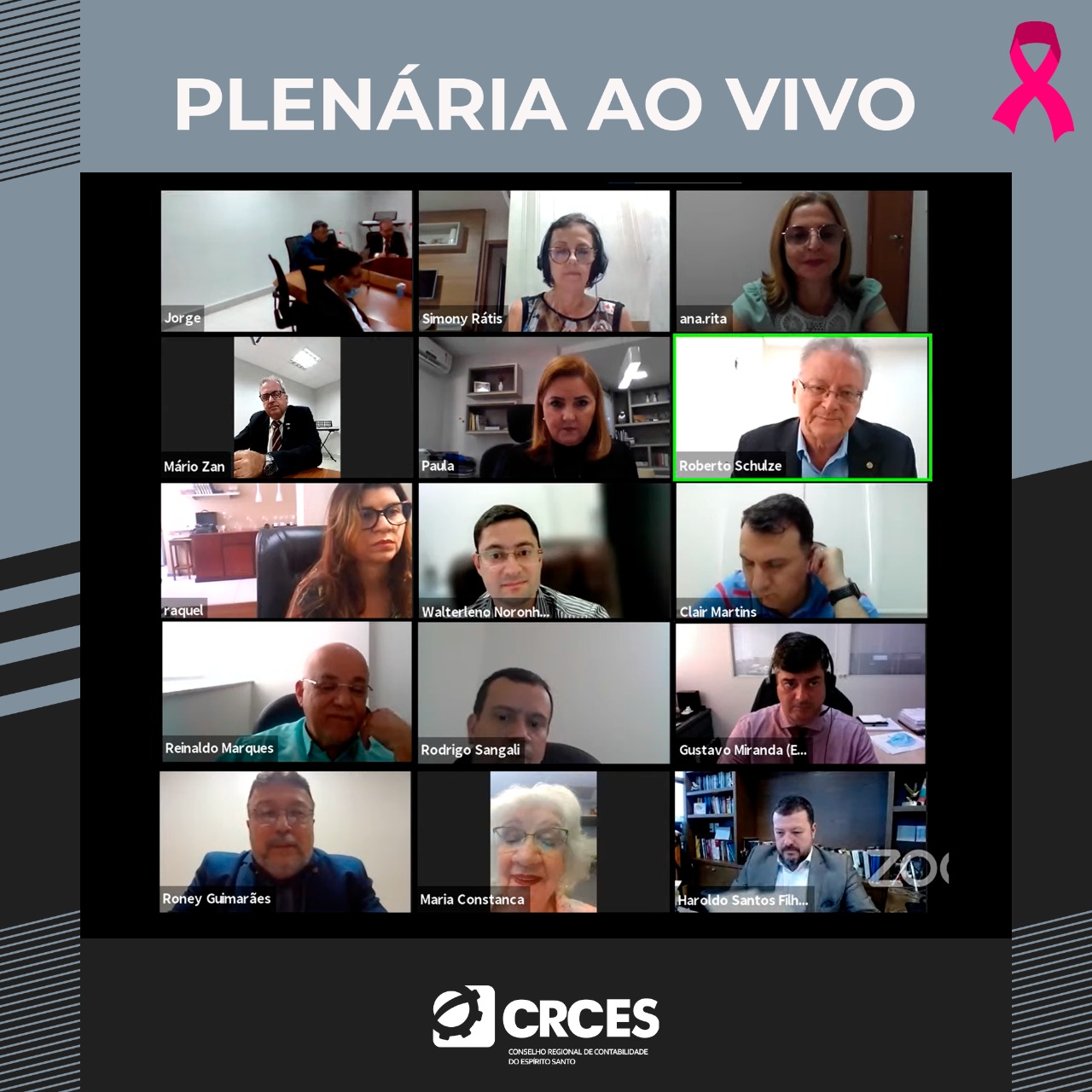 Uma Plenária rosa em valorização da vida