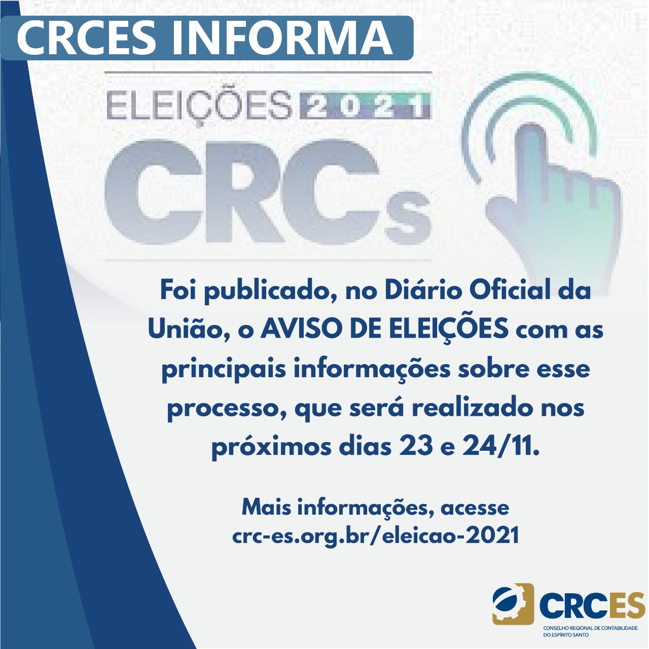 Eleições CRCs 2021: conheça o site do processo eleitoral