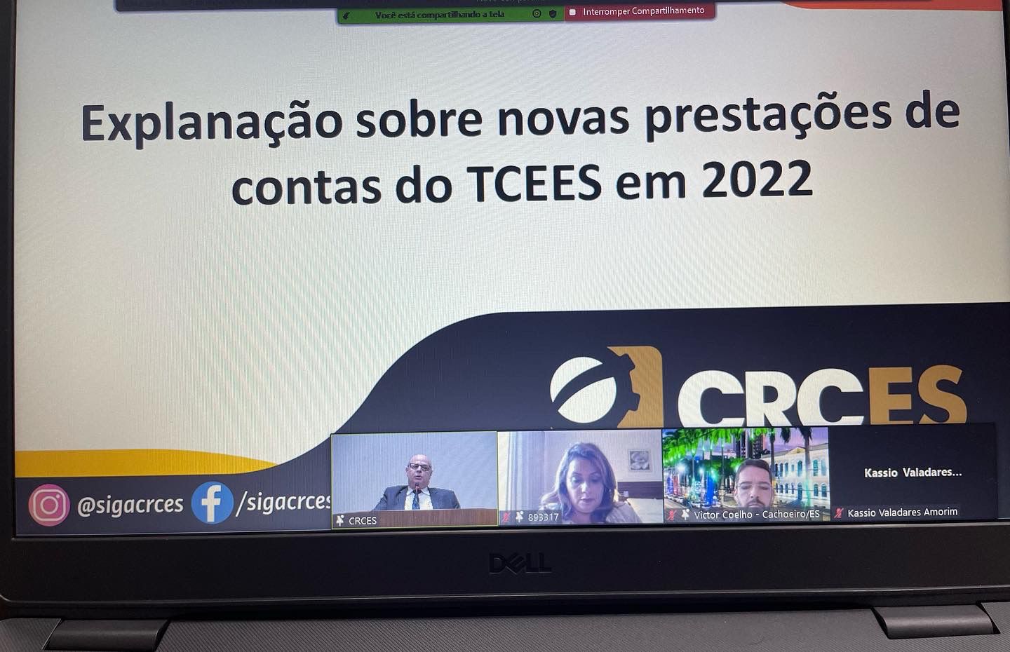 CRCES realiza evento junto com a AMUNES para falar das prestações de contas do TCE-ES
