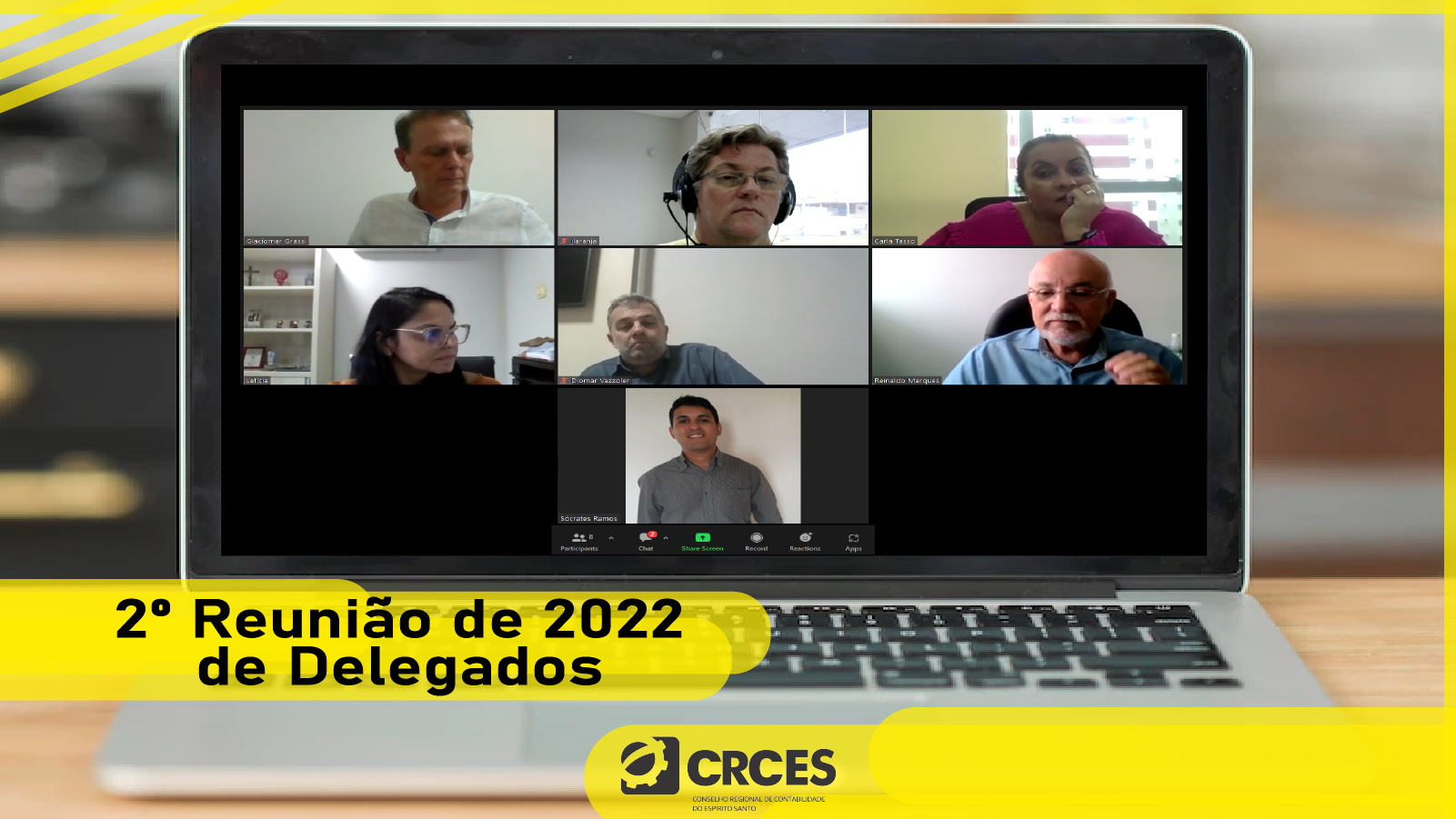 CRCES realiza 2º Reunião de 2022 de Delegados