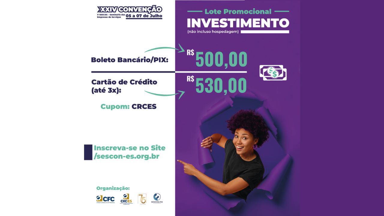 Vem aí a XXIV Convenção dos Contabilistas Capixabas