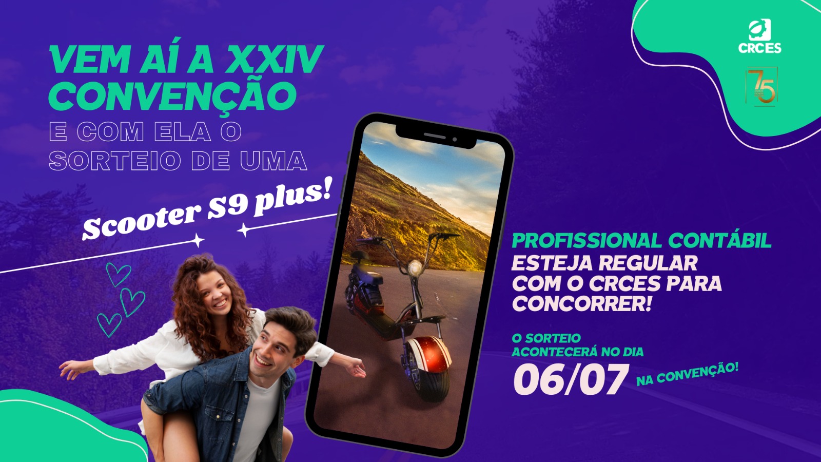 Veja as regras para o sorteio da moto na XXIV Convenção
