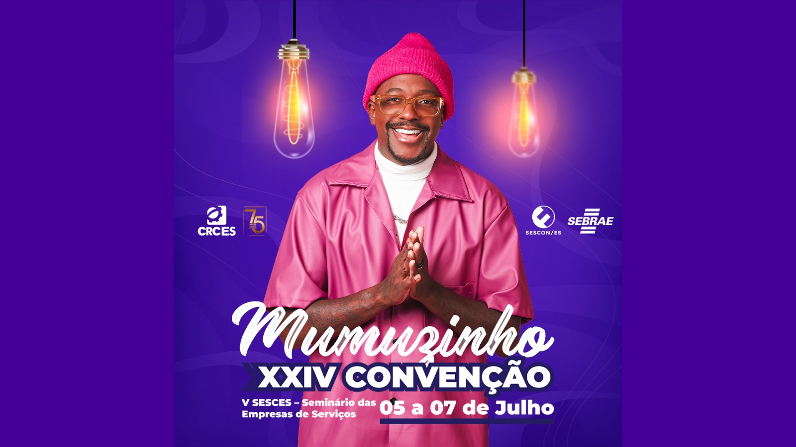Mumuzinho é atração na 24ª Convenção dos Contabilistas do ES