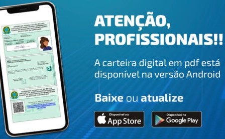 Carteira Profissional: versão em PDF já está disponível no Aplicativo CRCDigital