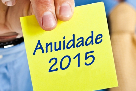 Anuidade 2015 com 10% de desconto