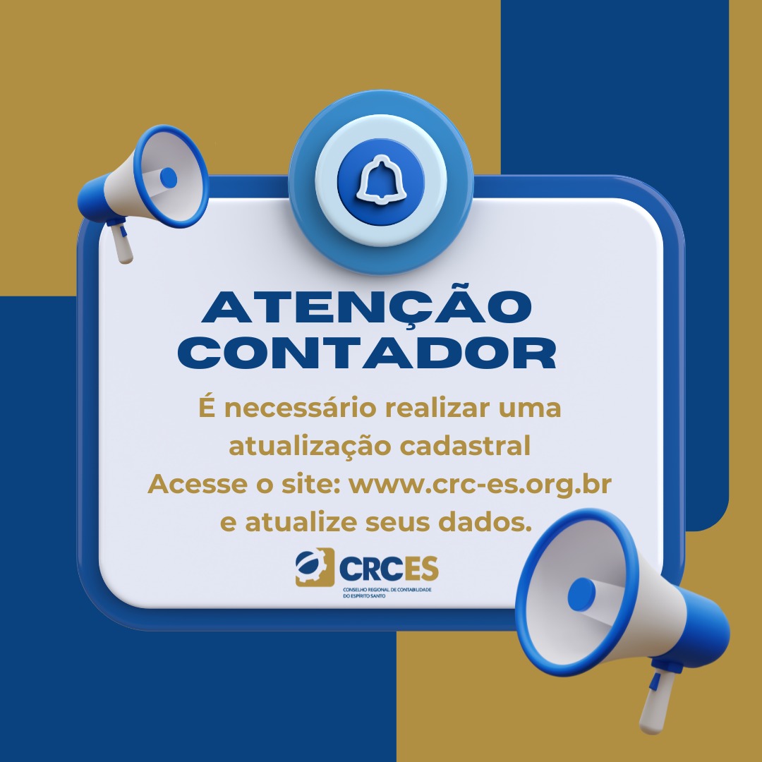 Profissional da Contabilidade deverá atualizar dados no site do CRCES