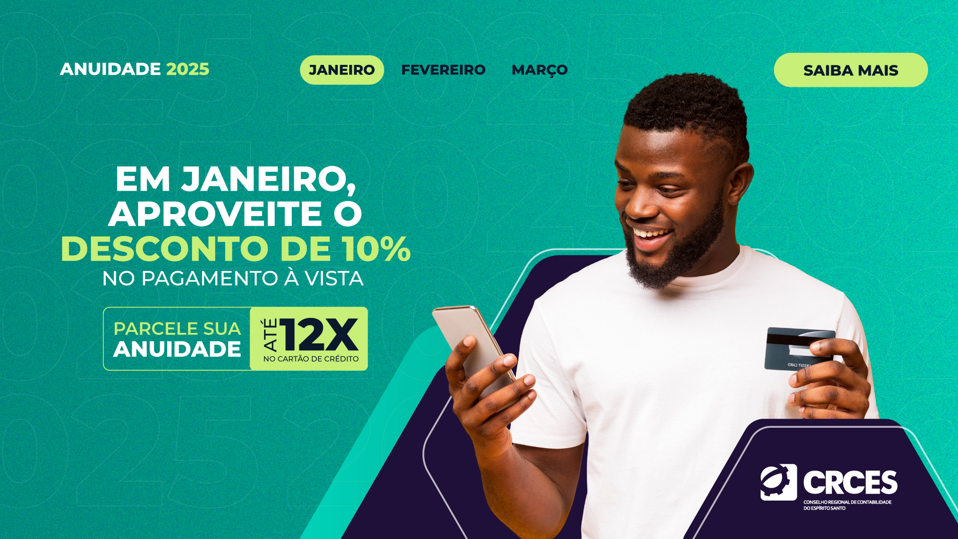 Anuidade 2025: confira os descontos previstos para este ano