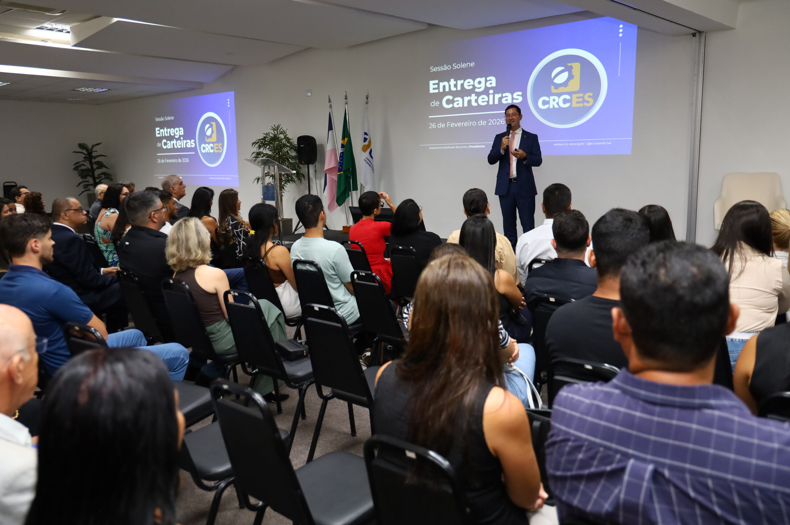 Solenidade marca novo capítulo para profissionais da Contabilidade capixaba