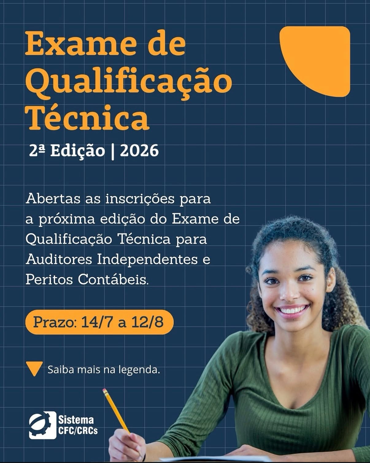 Inscrições para a 2ª edição do Exame de Qualificação Técnica 2026 já estão abertas