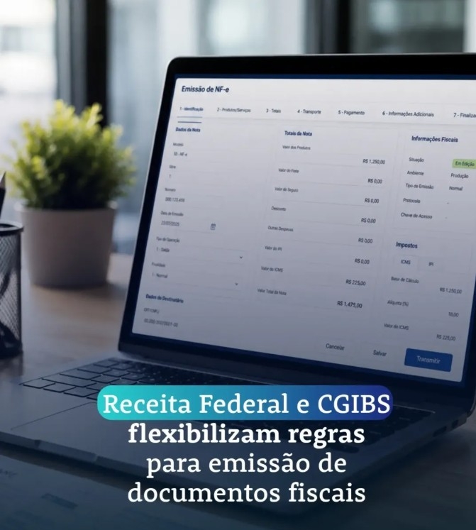 Receita Federal e Comitê Gestor do IBS flexibilizam validação de dados fiscais na transição da Reforma Tributária