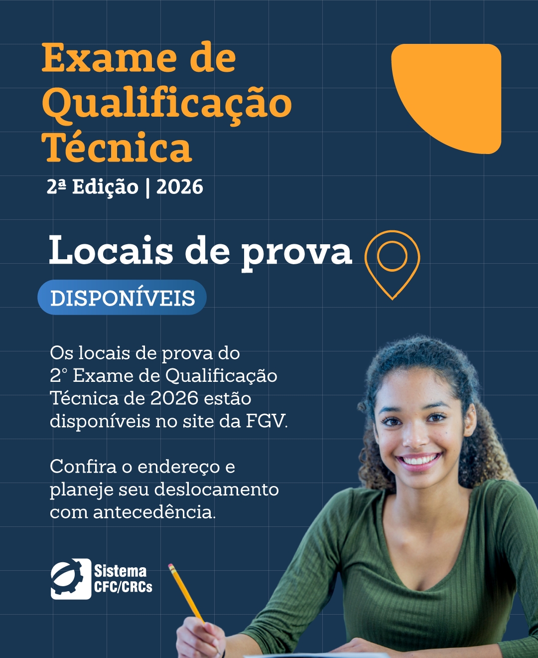 Locais de prova da 2ª Edição do EQT 2026 já estão disponíveis no site da FGV