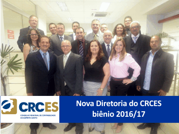 NOVA DIRETORIA DO CRCES PARA BIÊNIO 2016/2017 É ELEITA E TOMA POSSE
