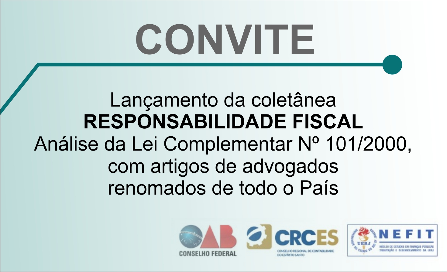 Lançamento do livro RESPONSABILIDADE FISCAL - Análise da Lei Complementar Nº 101/2000