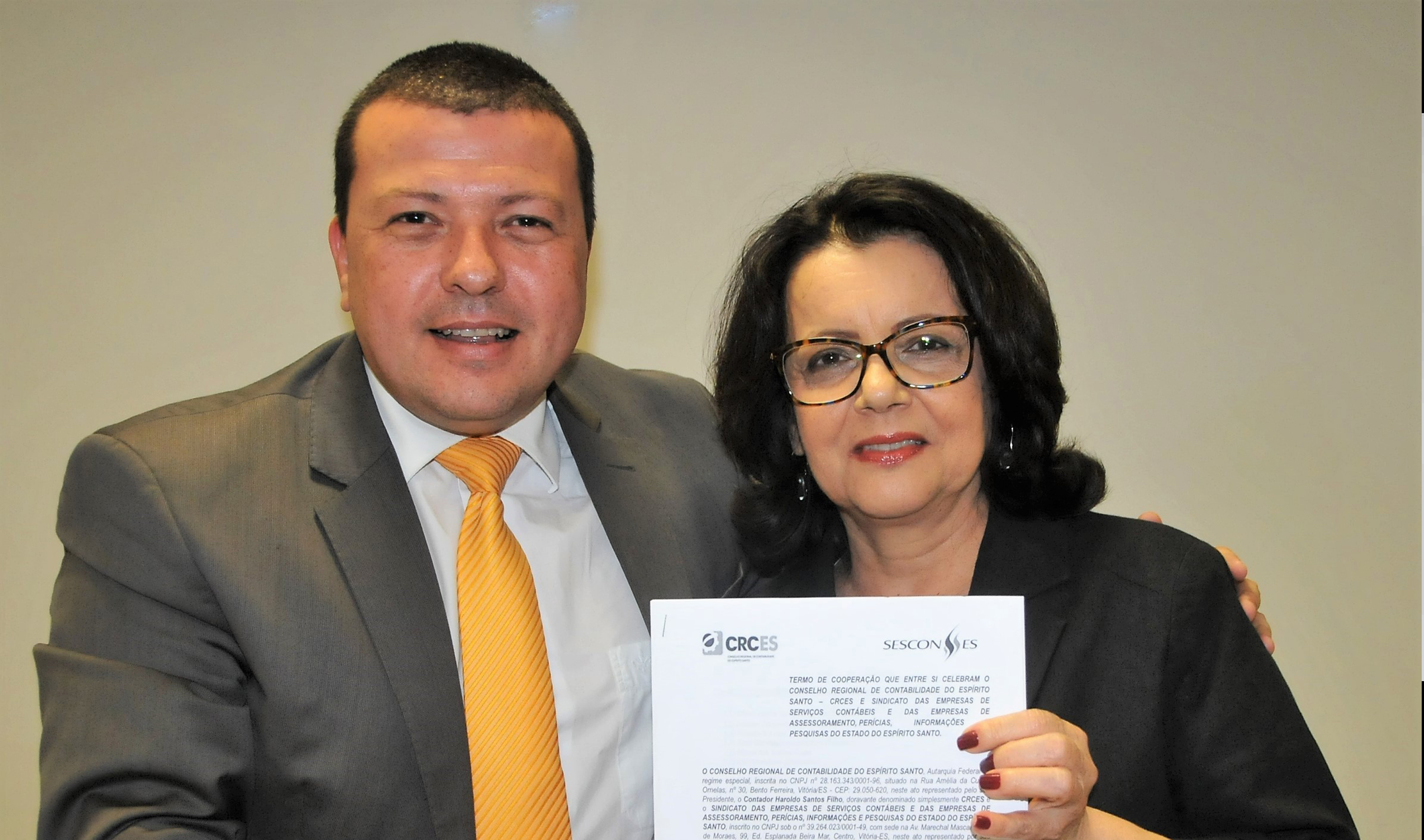 Parceria é firmada entre CRCES e SESCON