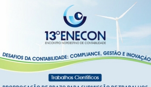 13º ENECON será em Natal - RN do dia 2 ao dia 4 de agosto