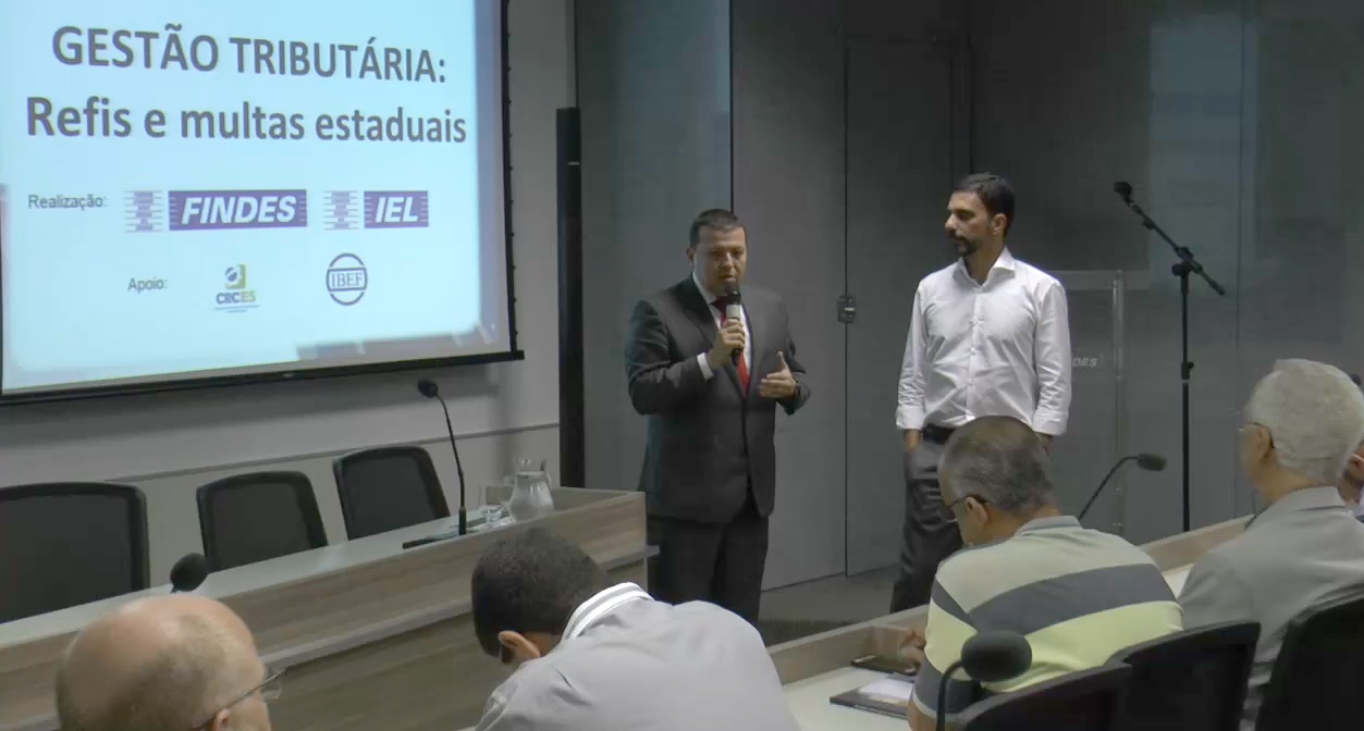 Presidente Haroldo foi o convidado na abertura do evento sobre gestão tributária realizado na Findes