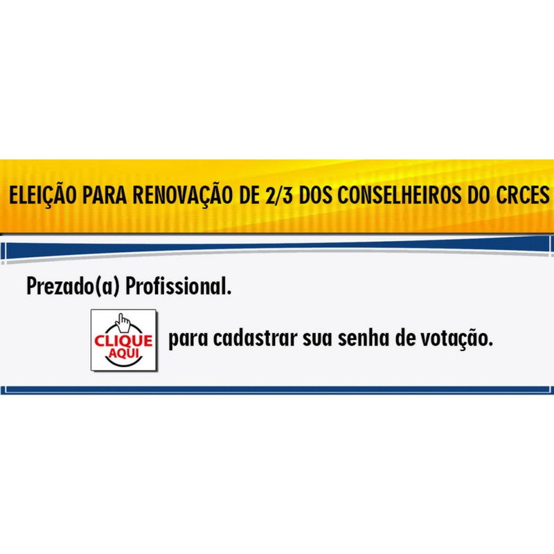 Obtenção de senha para votação 2017