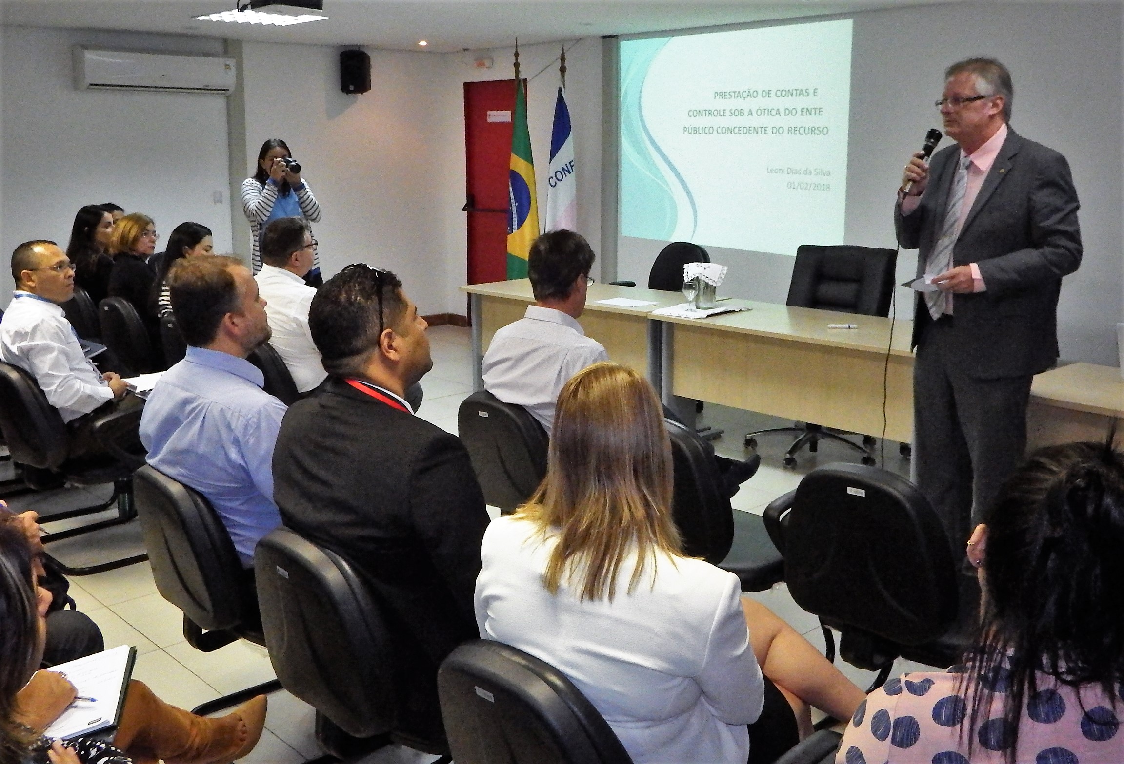 Presidente do CRCES participa de Workshop sobre fiscalização e transparência no trabalho das OS