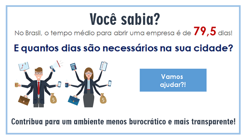 Pesquisa fornecerá dados para elaboração de Indicadores de Ambiente Regulatório