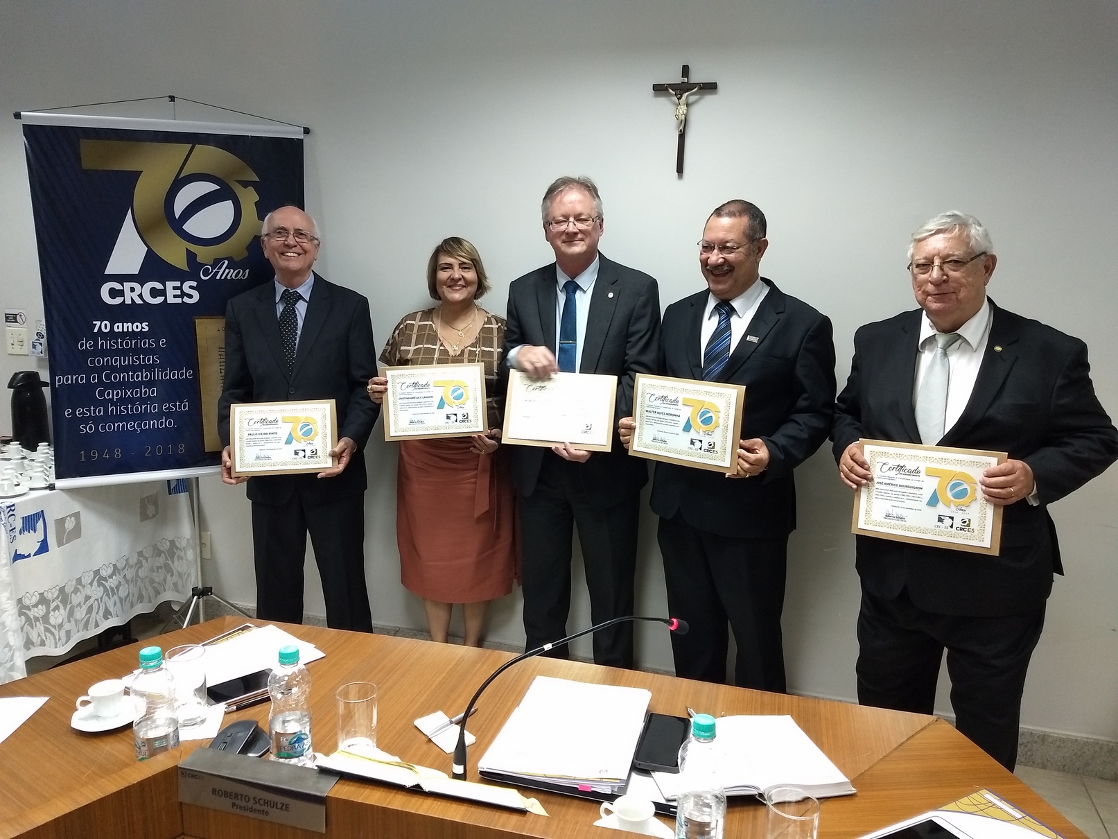 CRCES COMEMORA 70 ANOS COM HOMENAGENS
