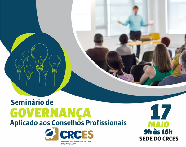 CRCES REALIZARÁ SEMINÁRIO SOBRE GOVERNANÇA