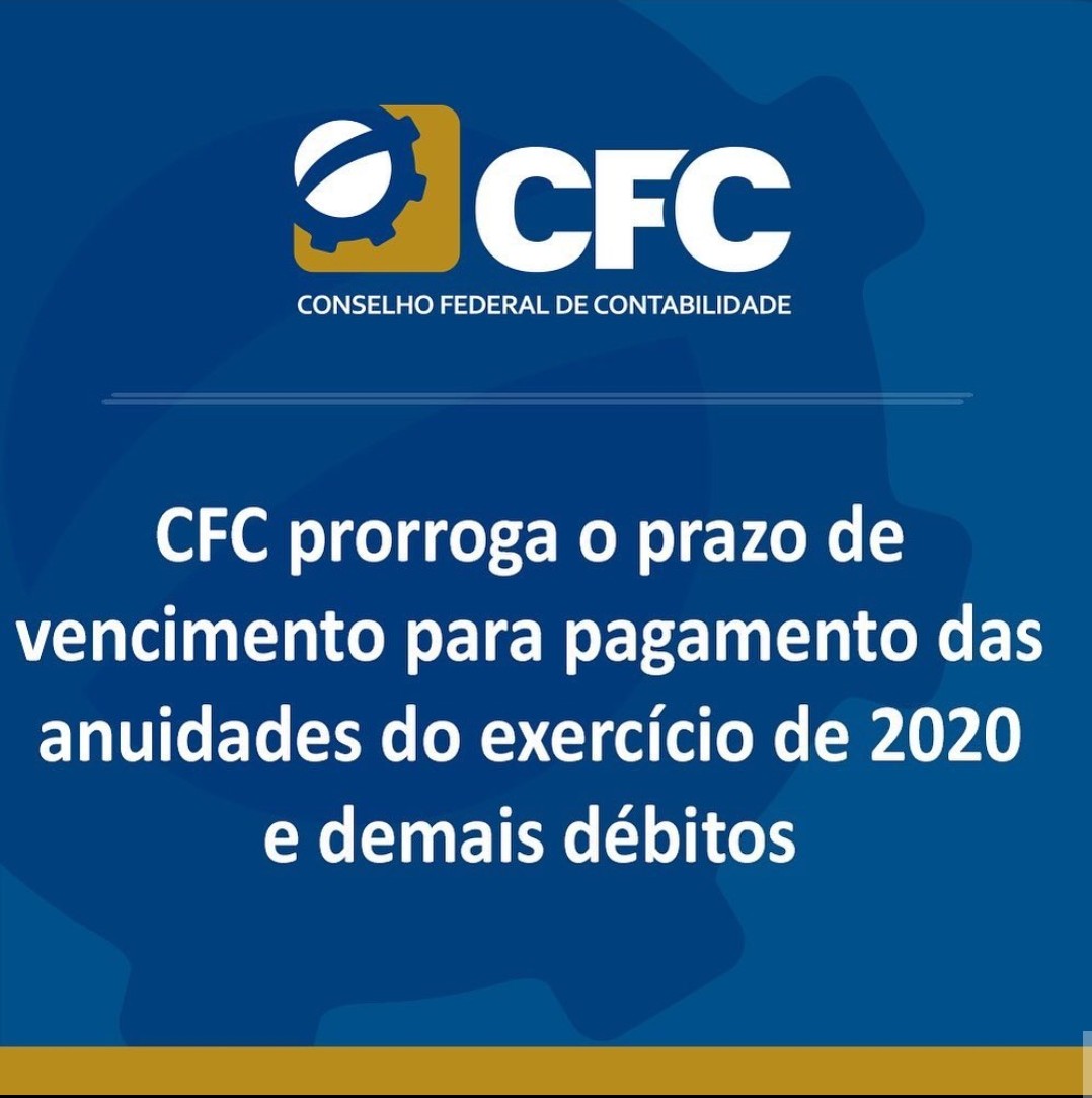 CFC prorroga prazo de vencimento de anuidades e demais débitos
