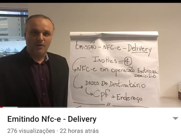 Veja o vídeo de como emitir NFC-e em tempos de COVID-19 e vendas delivery