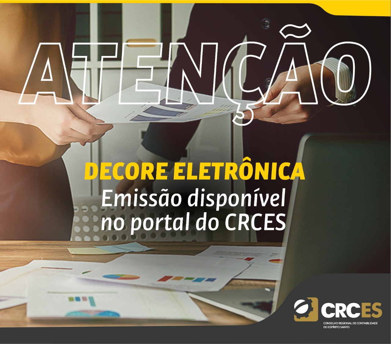 ATENÇÃO! Decore Eletrônica no site do CRCES