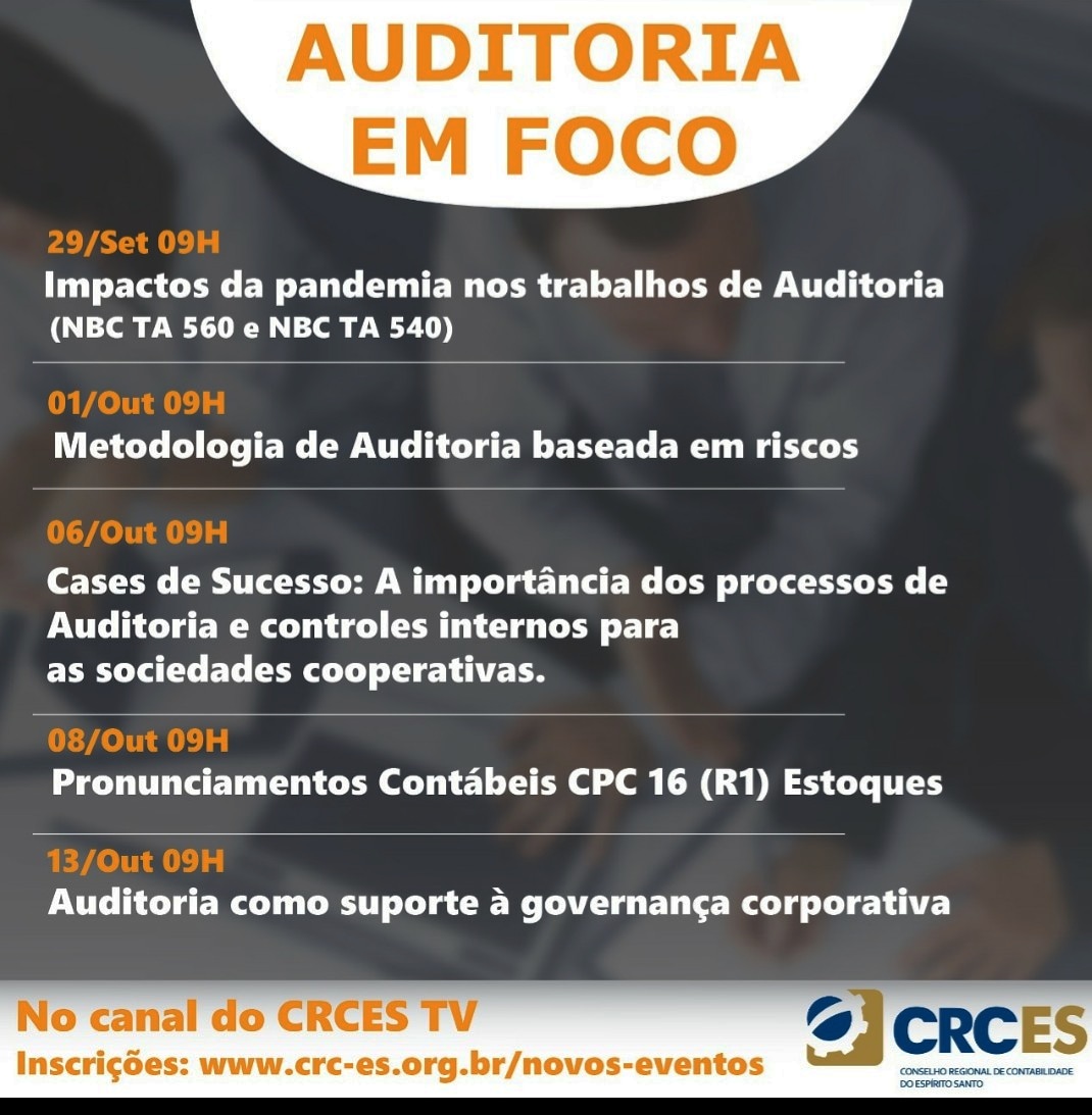 CRCES realiza evento com destaque para a área de Auditoria