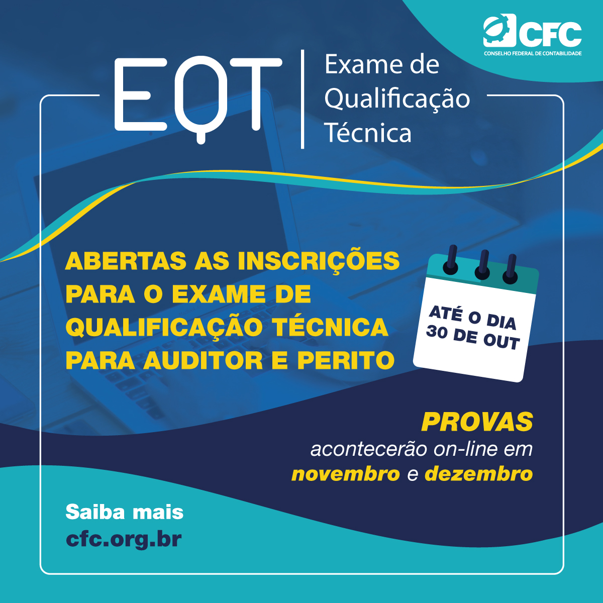 Inscrições para o EQT 2020 estão abertas
