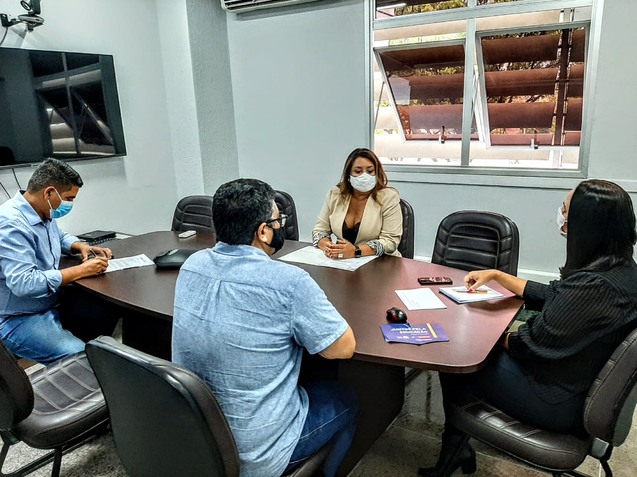 Reunião com representantes da Prefeitura Municipal de Cariacica para formalização de parcerias
