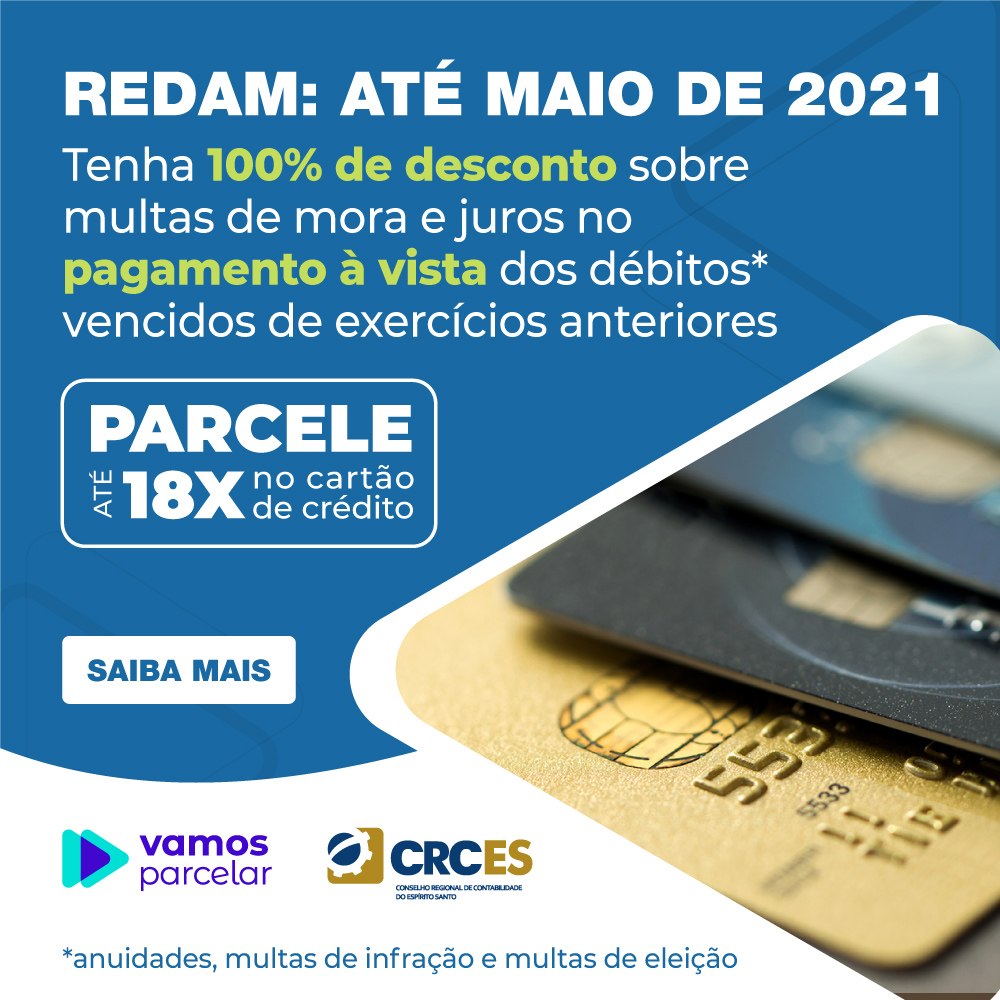 Redam oferece redução de 100% de juros e da multa de mora