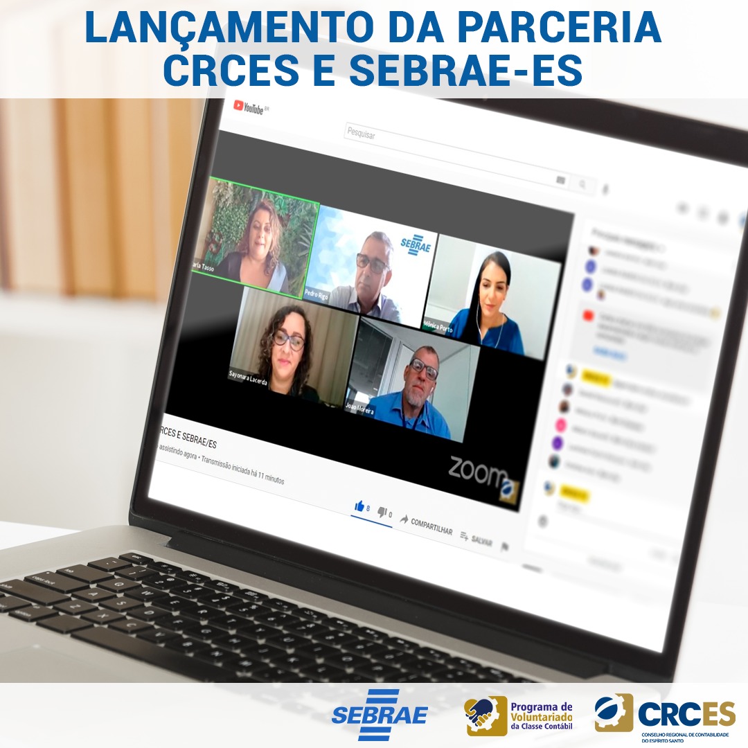 CRCES e Sebrae/ES lançam parceria para tirar dúvidas contábeis em atendimentos